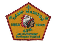 Click to enlarge 1999 Camp Manitou 40th Anniversary